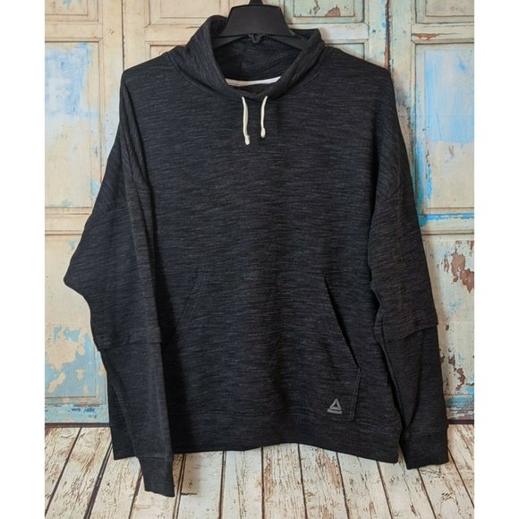 Reebok Other - Reebok Mens 2XL Black Training Marble Cowl Neck